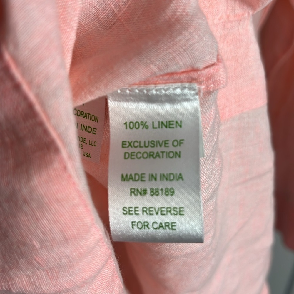 Lilly Pulitzer Linen Amelia Island Tunic EUC - Picture 12 of 13